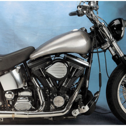 Drag Specialties 2" Extended Two-Piece Flat-Side Tank