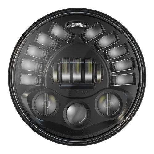 J.W. Speaker Phares ronds de 7 "avec support, modèle 8791 2 noir