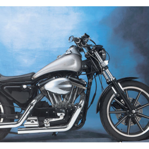 Drag Specialties 13,6 liter Quickbob extended Dash-Style Rubber-Mount Tank Kit  XL 92-94