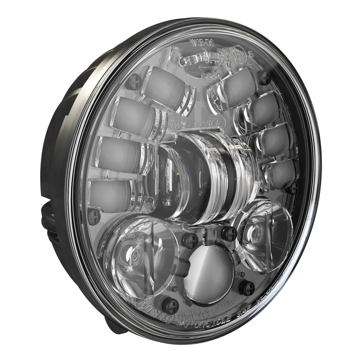 Scheinwerfer JW Speaker LED komplett inkl. Lampenring / VNB, GS