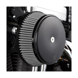 Big Sucker Stage I Air Filter Kit Smooth zwart EVO/BIGTWIN 93-99