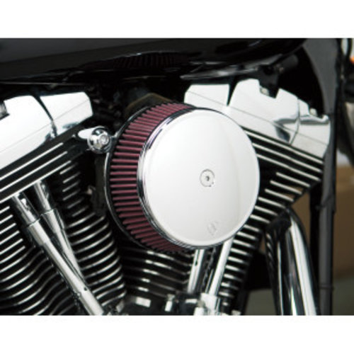 Arlen Ness Big Sucker Stage I Air Filter Kit with Standard Filter chrome EVO/BIGTWIN 93-99
