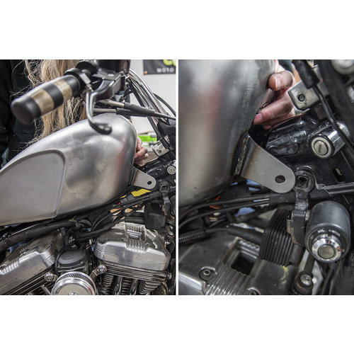 Drag Specialties 14.2L Legacy gas tank Sportster XL 82-00