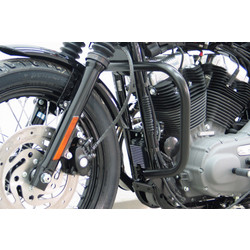 Crash bar noir, HD Sportster Evo 04-, Custom, Roadster / Low, Nightster / Iron, 48