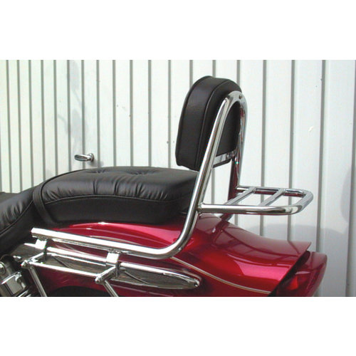 Fehling Sissy bar with backrest and luggage rack, Suzuki GZ 125 Marauder 98-01, GZ 250 Marauder 99-01