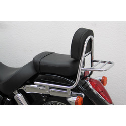 Sissy Bar mit Rückenlehne und Gepäckträger, Honda VT 750 C4, CS (RC50) 2004-2007 und VT 750 C8 (RC50/08) 2008-2009 und VT 750 C10 (RC50/10) (auch ABS) 2010-