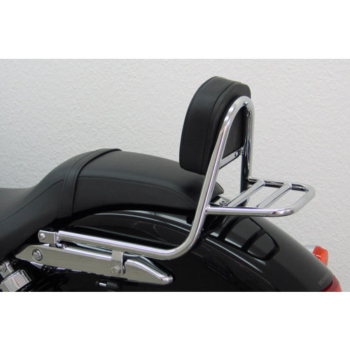 Fehling Sissy bar with backrest and luggage rack, Honda VT 750 C Black Spirit 2010-, Spirit 07-09 / 10-10