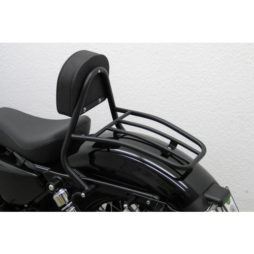 Fehling Bestuurders Sissy Bar black, H-D Sportster 48 (XL1200X) 2010 ->