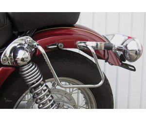 Supports Sacoches Noirs Bobber Triumph. - LONGRIDE FRANCE