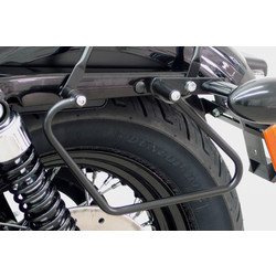 Support de sacoche HD Sportster Evo, noir 04>