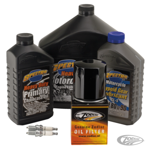 Spectro Oils Kit d'entretien total pour Twin Cam 99-17