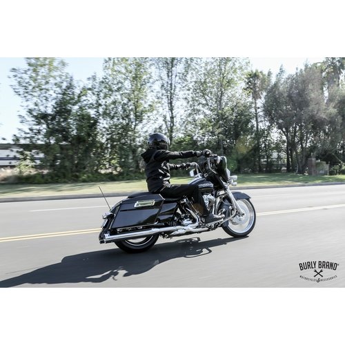 Burly 13 "Rise Bagger Bar Chrom H-D 97-07 FLT