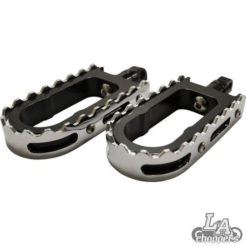 LA Choppers BMX Style Footrests Set HD (Select Colour)