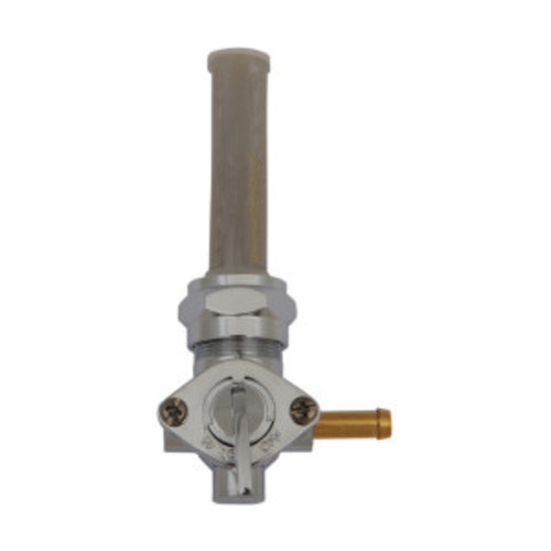 22 mm Robinet de carburant HD 75-95 Chrome(angle au choix)