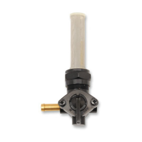 22mm Late-Style Benzinekraan Glans Zwart ( Selecteer hoek )