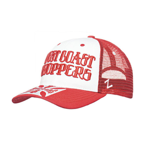 West Coast Choppers Casquette ronde rouge Clutch Logo Bill