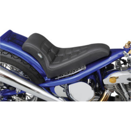 Drag Specialties Low Rider Solo Sitzbank Schwarz Vinyl