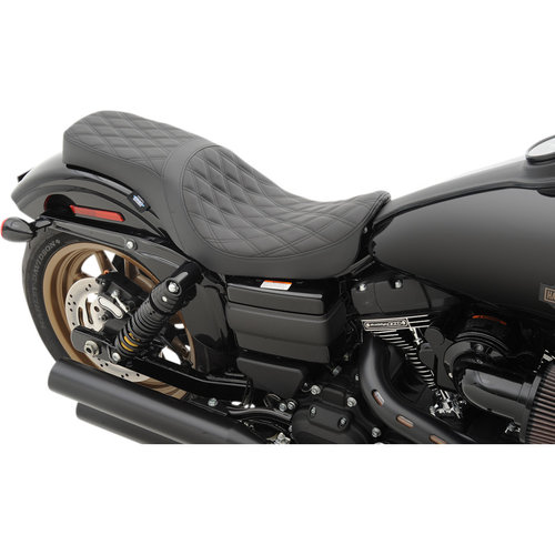 Drag Specialties Predator 2-up Seat H-D FXD 06-17 (Selecteer patroon)