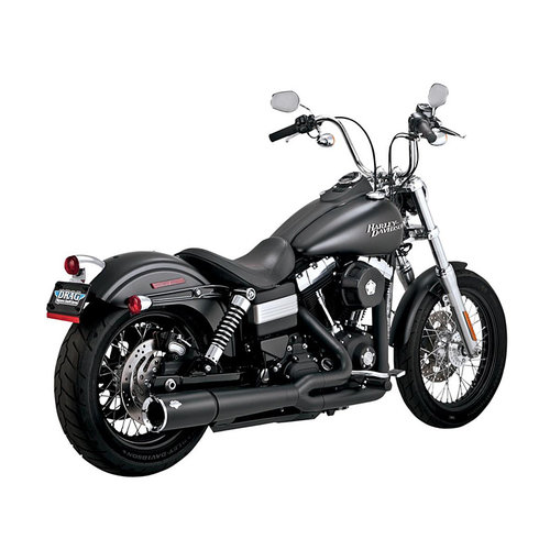 Vance & Hines Pro Pipe 2 in 1 Uitlaatsysteem Zwart H-D Dyna 12-17 (Selecteer kleur)