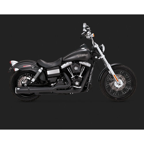 Vance & Hines Système d'échappement noir Pro Pipe 2-en-1  H-D Dyna 12-17 (couleur au choix)