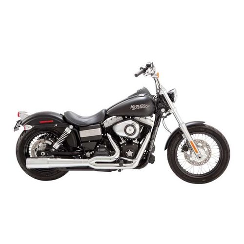 Vance & Hines Pro Pipe 2 in 1 Uitlaatsysteem Zwart H-D Dyna 12-17 (Selecteer kleur)