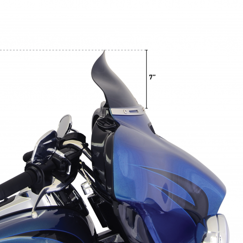 KLOCK WERKS KUSTOM CYCLES 6.5" FLARE Windscherm FLH 14> (Selecteer kleur)