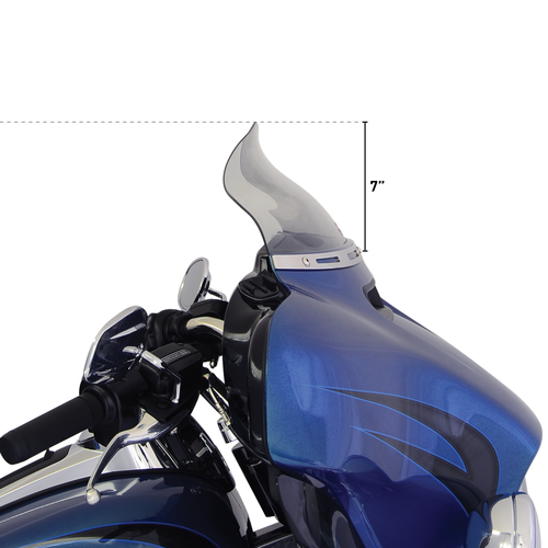 KLOCK WERKS KUSTOM CYCLES 6.5" FLARE Windshield FLH 14>(Select colour)