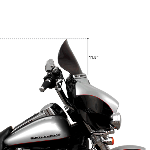 KLOCK WERKS KUSTOM CYCLES 11.5" FLARE Windshield FLH 14>(Select colour)