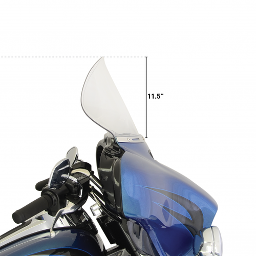 KLOCK WERKS KUSTOM CYCLES 11.5" FLARE Windshield FLH 14>(Select colour)