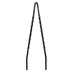 30 "verdrehte schwarze Sissy Bar