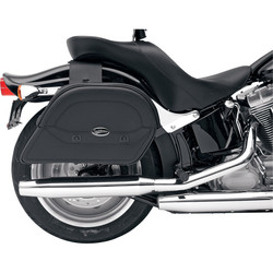 SET Large Cruis'n Slant Face Pouch Saddlebags - ChopperShop.com