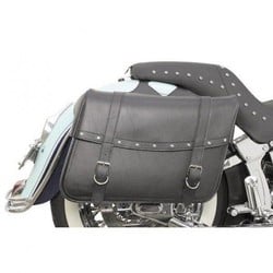 Jumbo Highwayman Riveted Slant Saddlebags