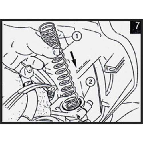 Hagon Fork Springs Set for Harley Davidson XLH 1200 Sportster 1988-94