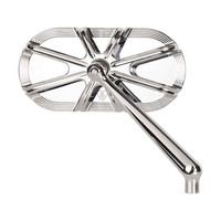 10-Gauge Caged spiegel chrome - rechts