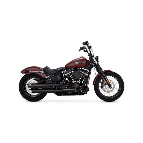 Vance & Hines Twin Slash Slip-On Slip-ons noir HD Softail 18-19
