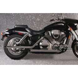 Honda VTX 1800 Exhaust Drag Pipes Slash Cut