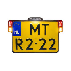 Support pour plaque d'immatriculation tout-en-un 2.0