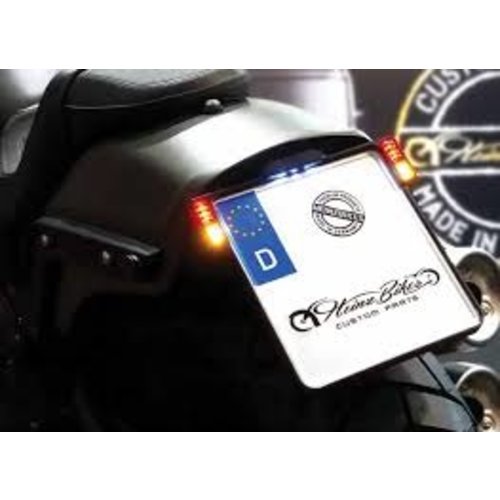 Heinz Bikes Support pour plaque d'immatriculation tout-en-un 2.0