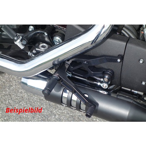 LSL H-D Sportster 14-16 Fußrastenanlage Schwarz