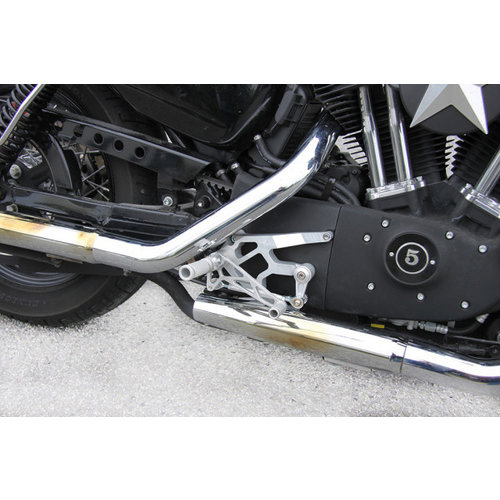 LSL H-D Sportster 04-13 without ABS Remschakelset Zwart/Silver