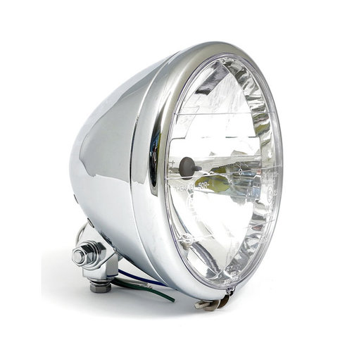 6.5 inch Koplamp Chrome Onder Montage