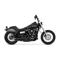 2 1/2 inch Big Shots Staggered Softail Dyna 06-17 | Zwart