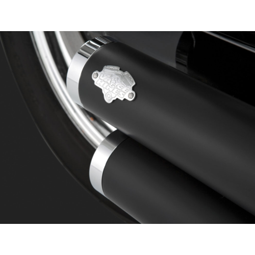 Vance & Hines 2 1/2 inch Big Shots Staggered Dyna 06-17 | Schwarz