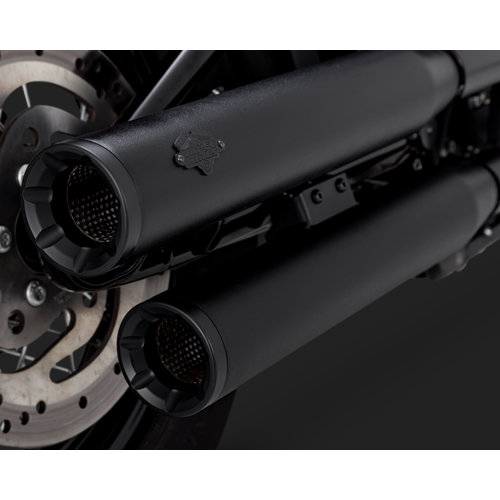 Vance & Hines Eliminator 300 slip-ons demper zwart