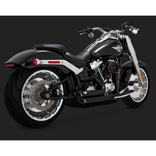 Vance & Hines Shortshots Staggered Demper Zwart 18-20 Softail FLFB/S FXBR/S 19-20 FXDRS