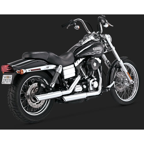 Vance & Hines Twin Slash 3 '' Slip-ons voor Dyna (91-17)