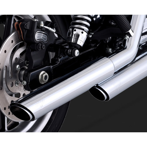 Vance & Hines Twin Slash 3 '' Slip-ons Satz für Dyna (91-17)