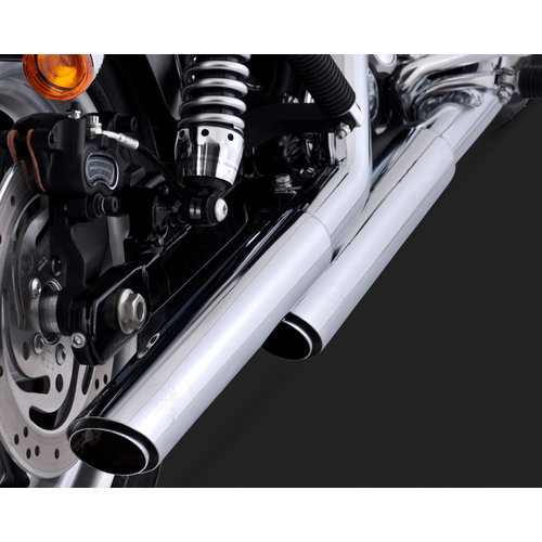 Vance & Hines Twin Slash 3'' Slip-ons for Dyna (91-17)