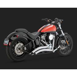 Big Radius 2-2 Uitlaatsysteem Chrome voor Softail 86-17