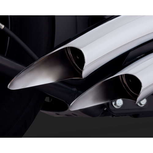 Vance & Hines Big Radius 2-2 d'echappement Chrome pour Softail 86-17
